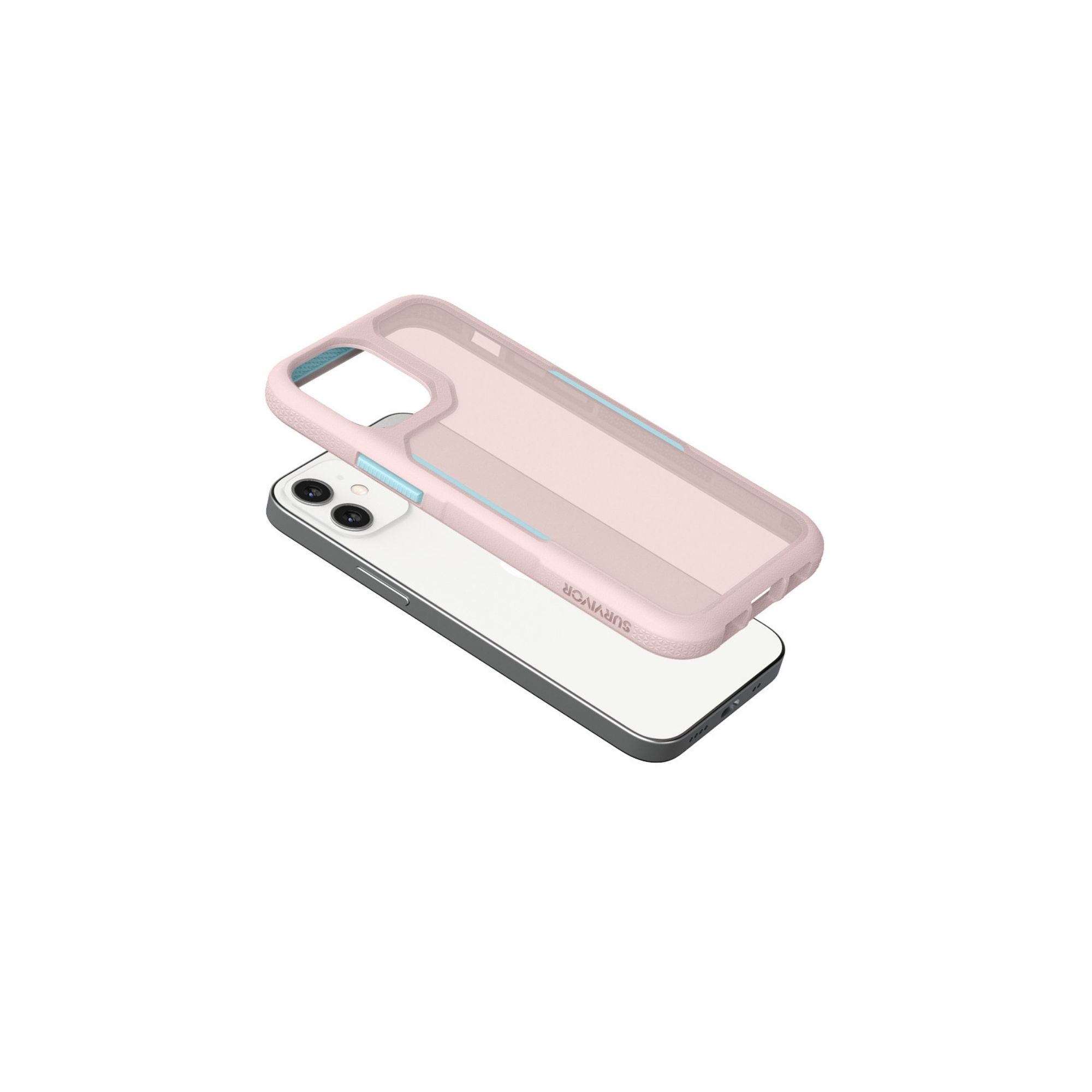 Estuche Griffin Endurance para iPhone 12 Mini color rosa