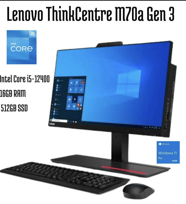 All In One Lenovo ThinkCentre M70a Gen 3 i5