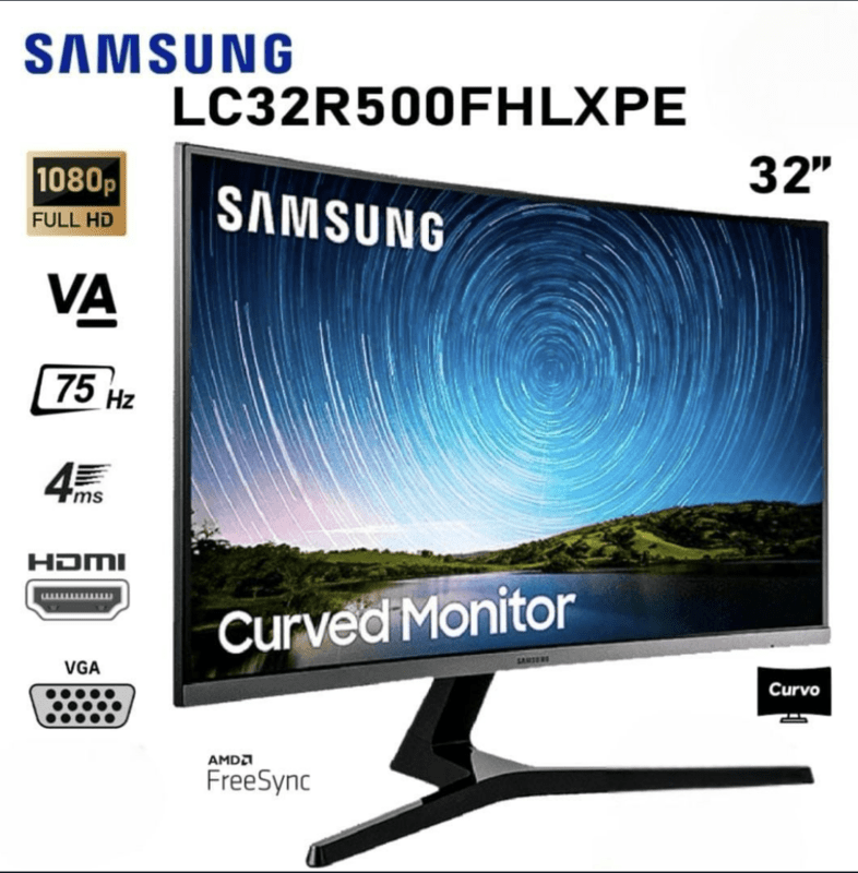 SAMSUNG CURVO MONITOR FULL HD  32"