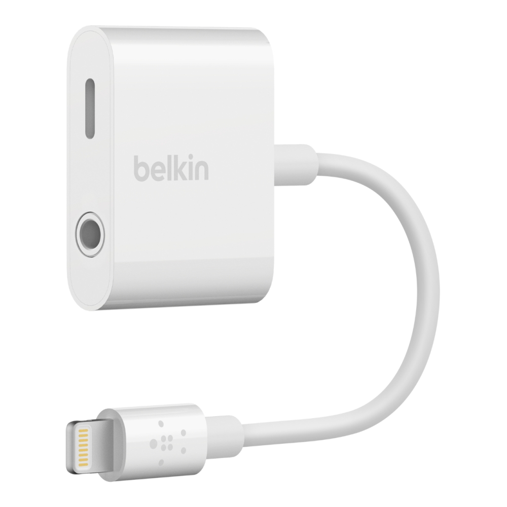 Adaptador de audio Belkin de 3,5 mm más carga RockStar