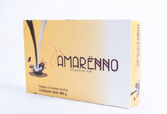 Amareno Chocolate con Leche 12 Unidades 25 gramos