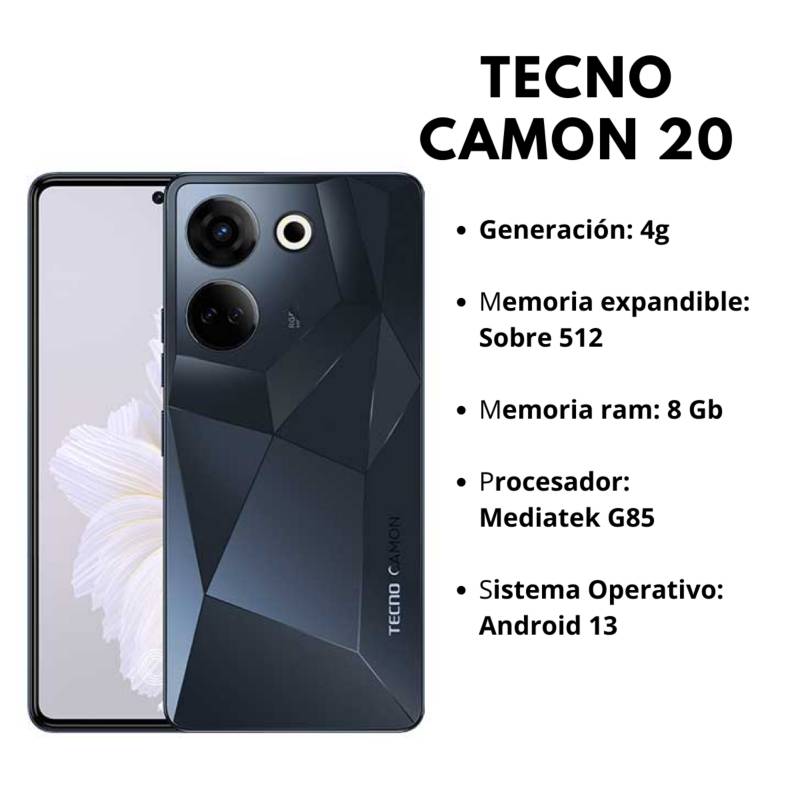 TECNO CAMON 20 256GB 8GB GLACIER GLOW